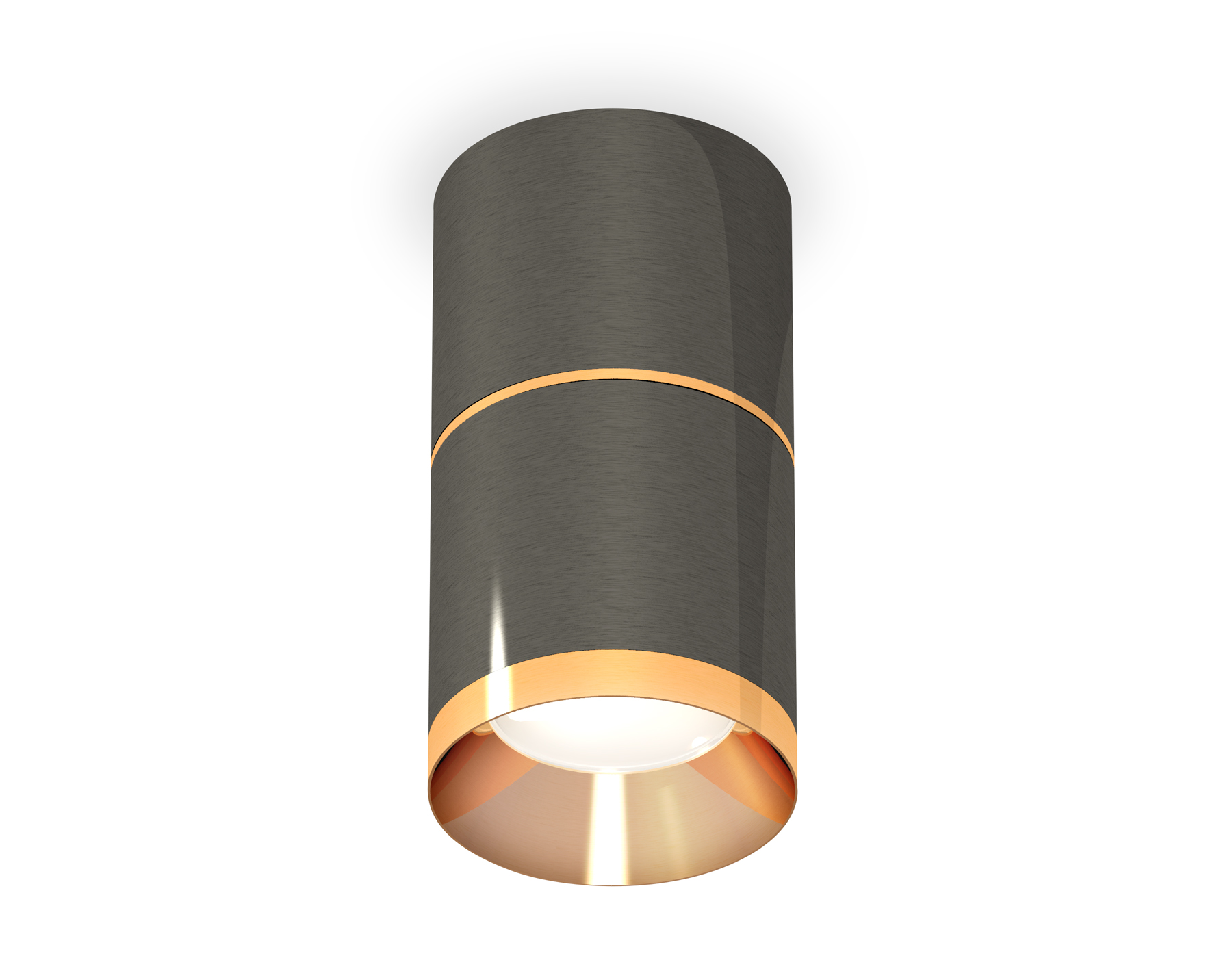 Комплект накладного светильника XS7403081 DCH/PYG черный хром/золото желтое полированное MR16 GU5.3 (C7403, A2072, C7403, N7034)