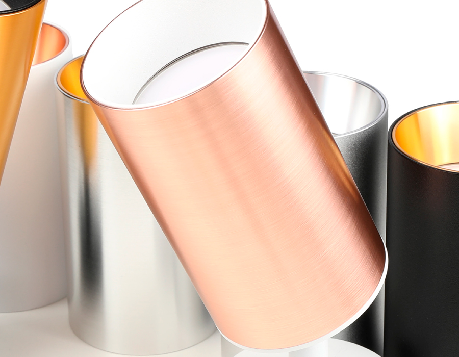 Корпус светильника накладной для насадок D70mm C7443 SBK черный песок D70*H150mm MR16 GU5.3