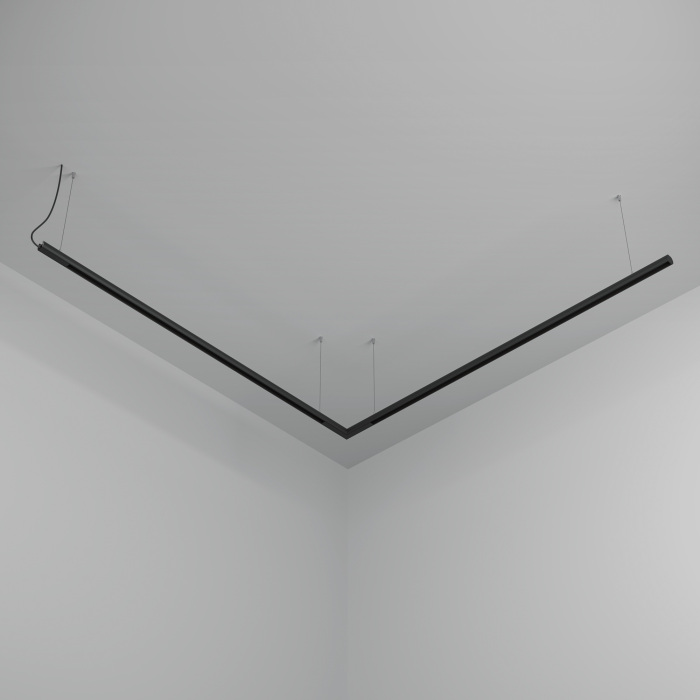 Шинопровод магнитный 1м подвесной круглый Basity черный Maytoni Busbar trunkings Basity TRX172-R-111B (trx172-r-111b)