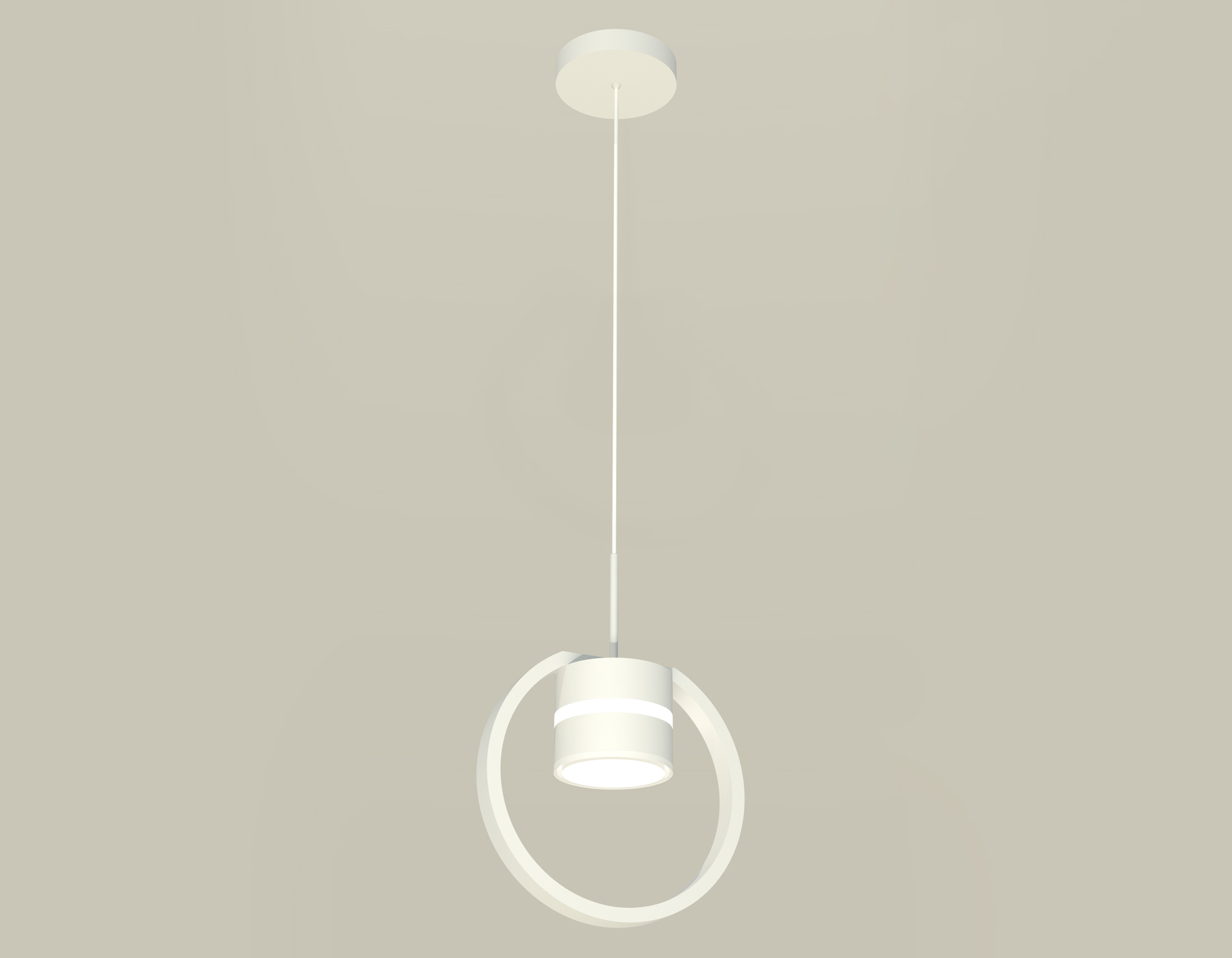 Комплект подвесного светильника с акрилом XB9101152 SWH/FR белый песок/белый матовый GX53 (C9101, N8444)