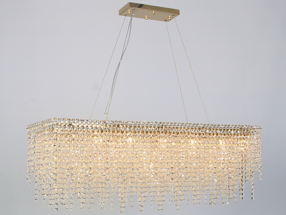 Подвесная люстра хрустальная Newport 10900 10921C gold (10921_c_gold)