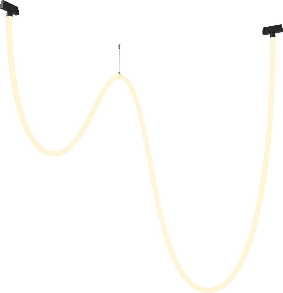 Трековый подвесной светильник Tau Exility 3000K 100Вт 360 LED магнитный Maytoni Technical TR101-2-100W3K-B (tr101-2-100w3k-b)