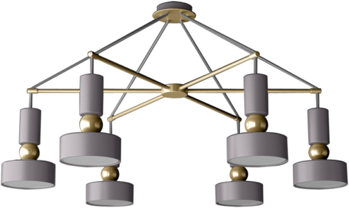 Подвесная люстра Void MOD030PL-06GR (mod030pl-06gr)