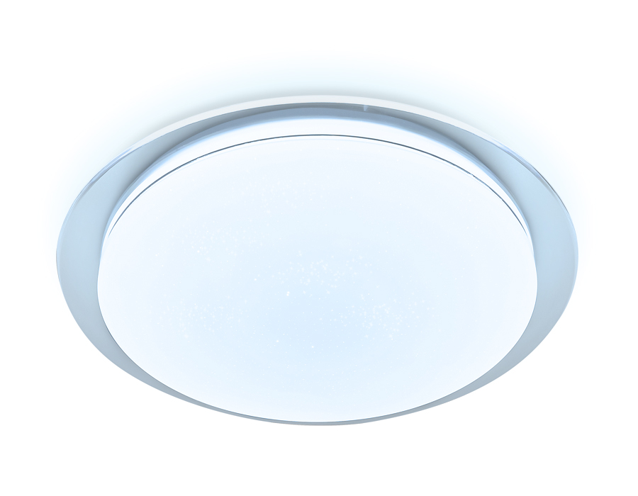 Потолочный светодиодный светильник с пультом FF48 WH белый 72W D570*75 (ПДУ ИК)