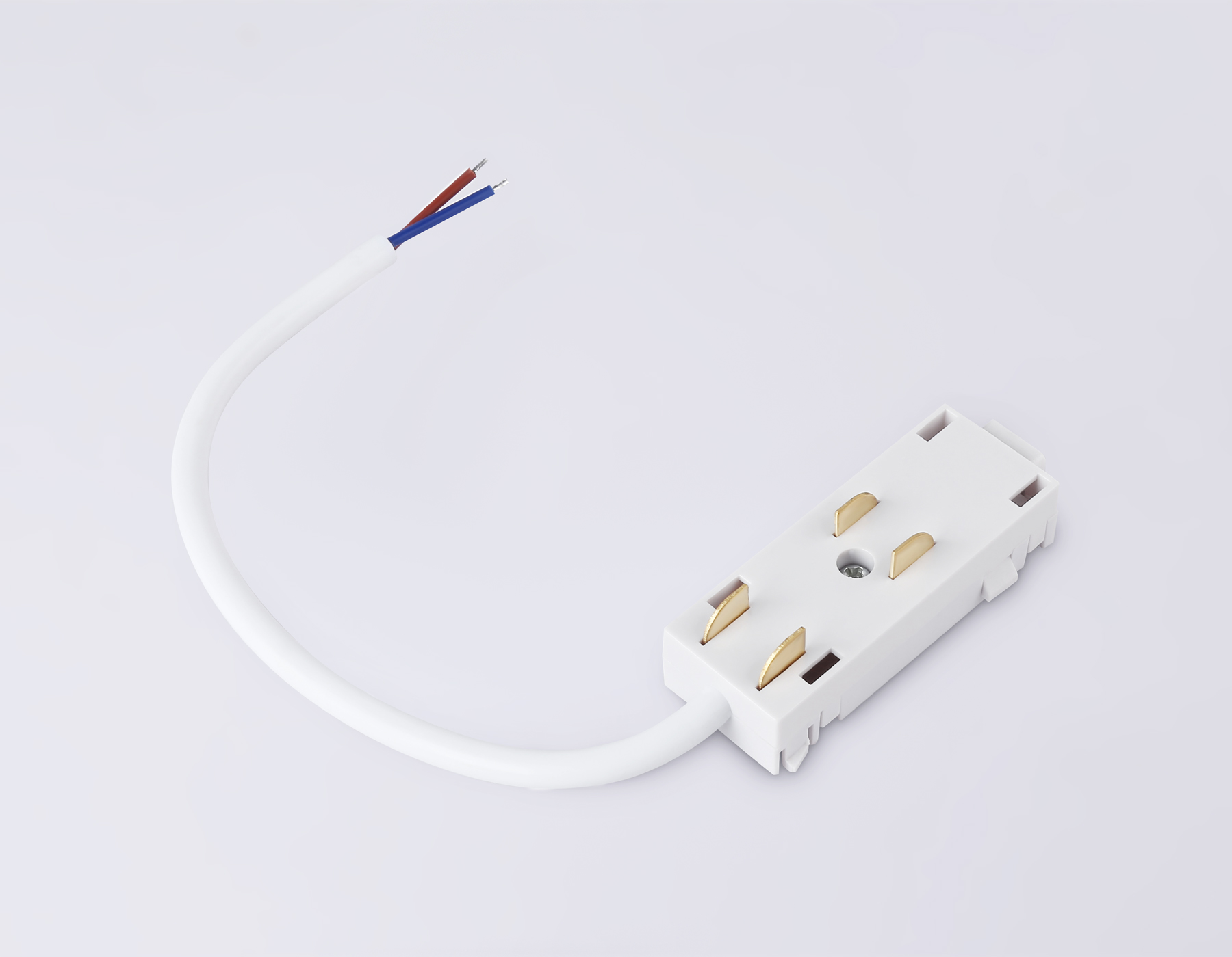 Ввод питания для шинопровода Magnetic 220V GL1101 WH белый ввод питания для шинопровода Magnetic 220V IP20 200*28.5*18