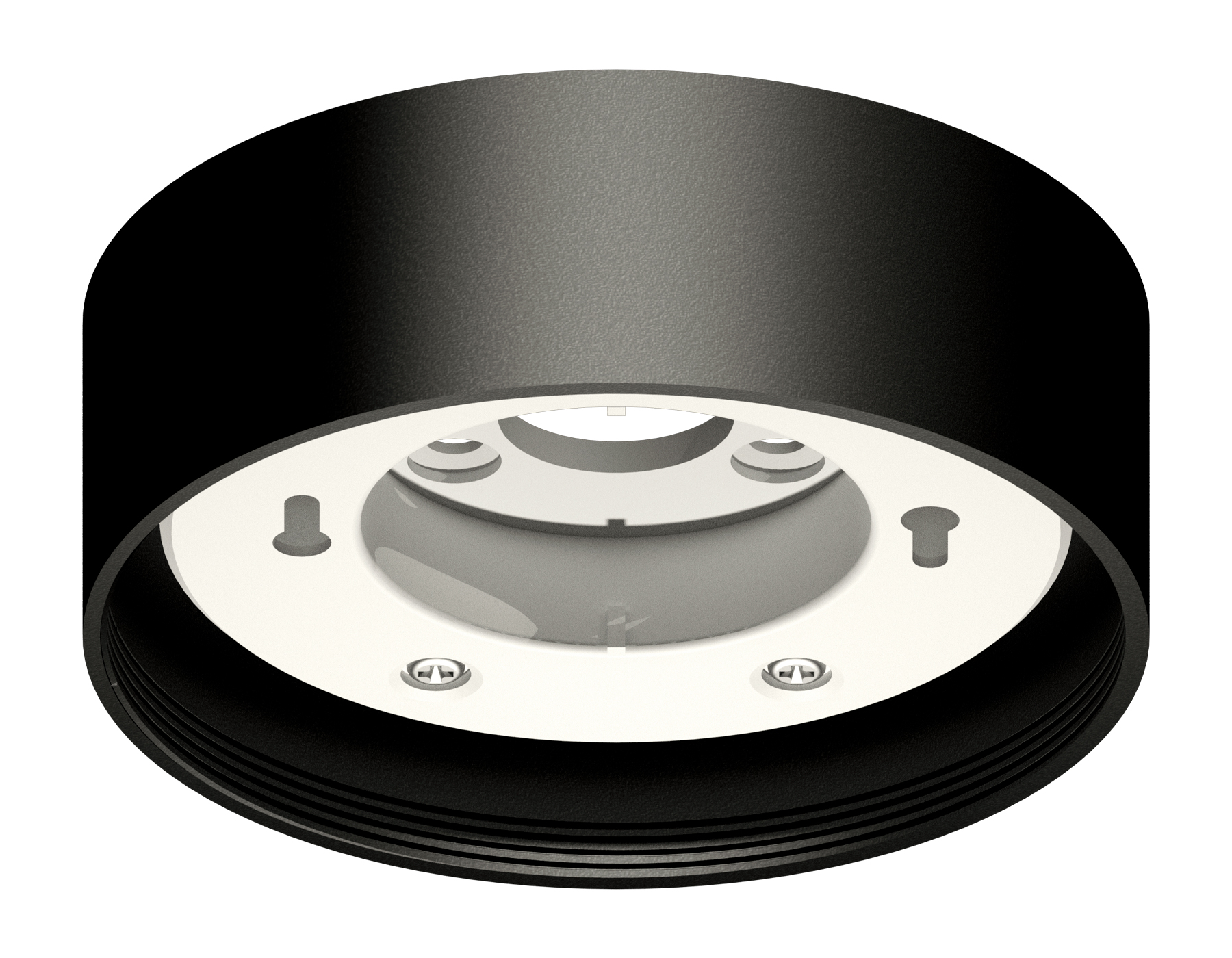 Корпус светильника накладной C8102 SBK черный песок D85*H35mm GX53