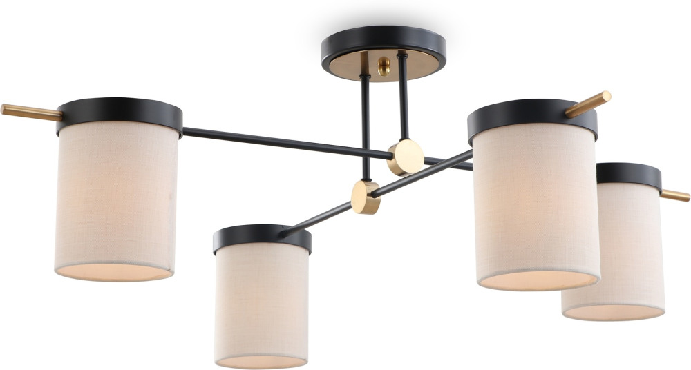 Потолочная люстра на штангу Freya Bogy FR5377CL-04B (fr5377cl-04b)