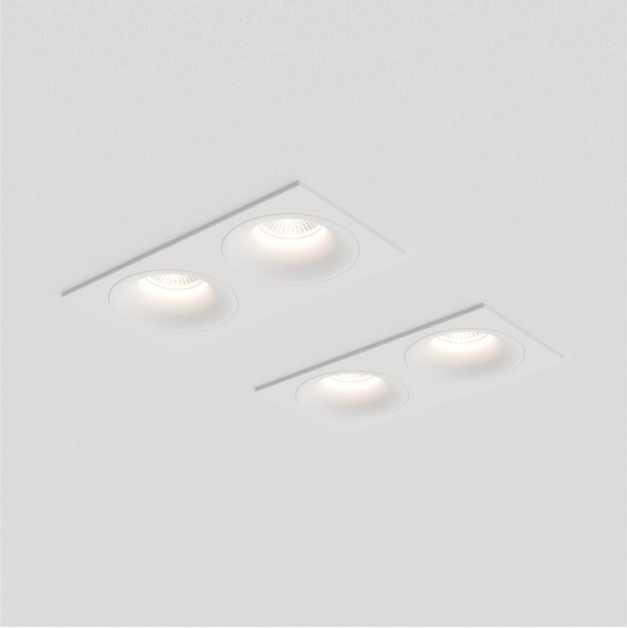 Встраиваемый светильник под сменную лампу Ledron AO1501091 SQ2 White (9664)