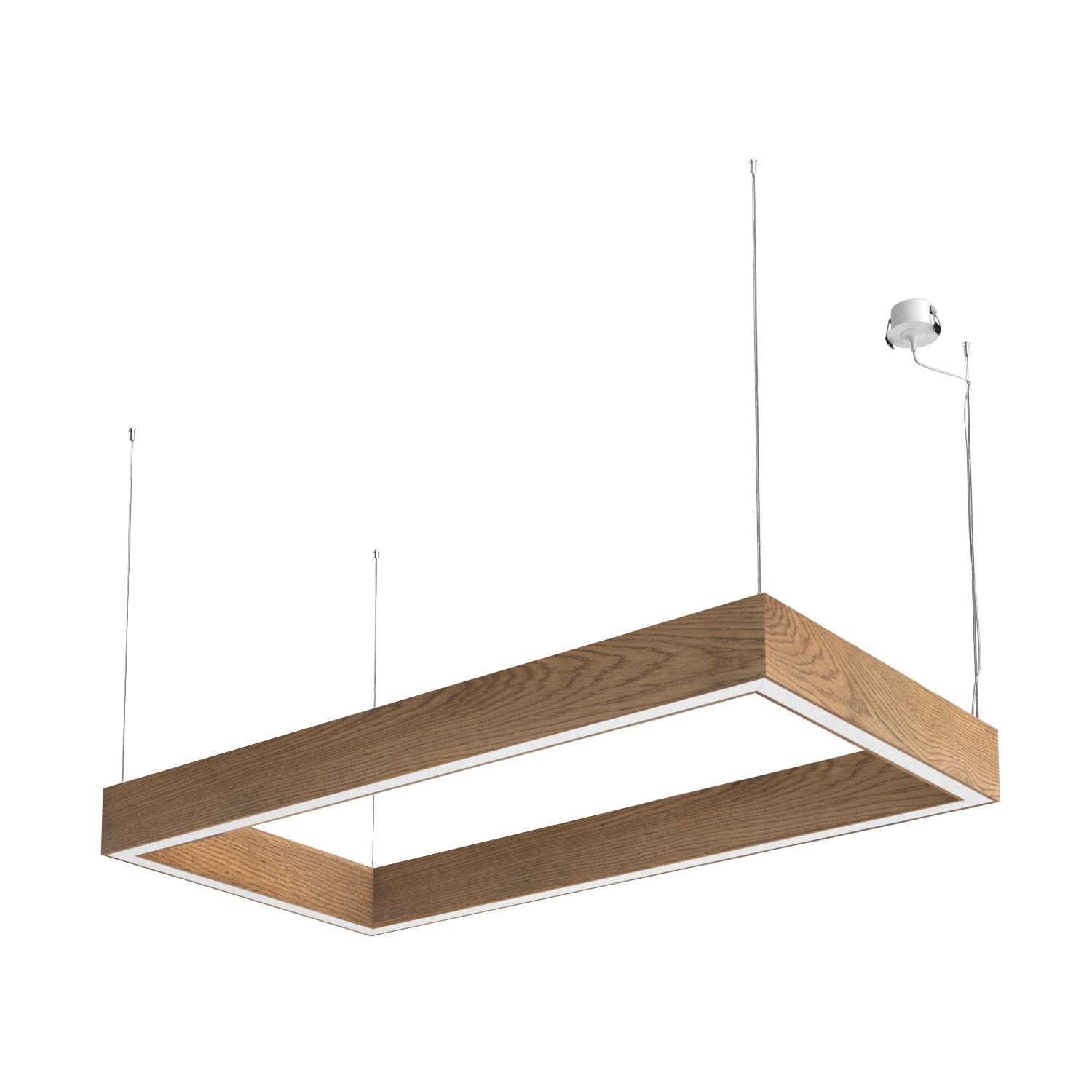 Подвесной светодиодный светильник Ledron KVADRO Basic 525х1025 White 3000K (4793)