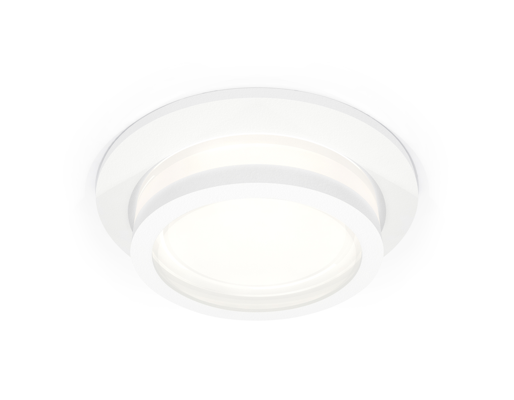 Комплект встраиваемого светильника с акрилом XC6512060 SWH/FR белый песок/белый матовый MR16 GU5.3 (C6512, N6220)