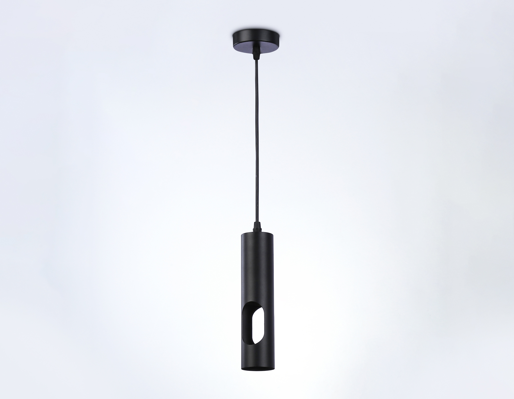 Светильник подвесной со сменной лампой GU10 TN5108 BK черный GU10 max 12W D55*1245