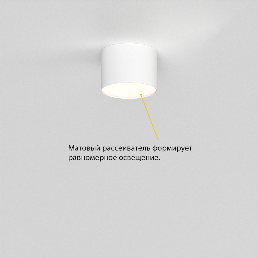 Накладной светодиодный светильник Ledron LXS0812-8W White 4000K (2728)