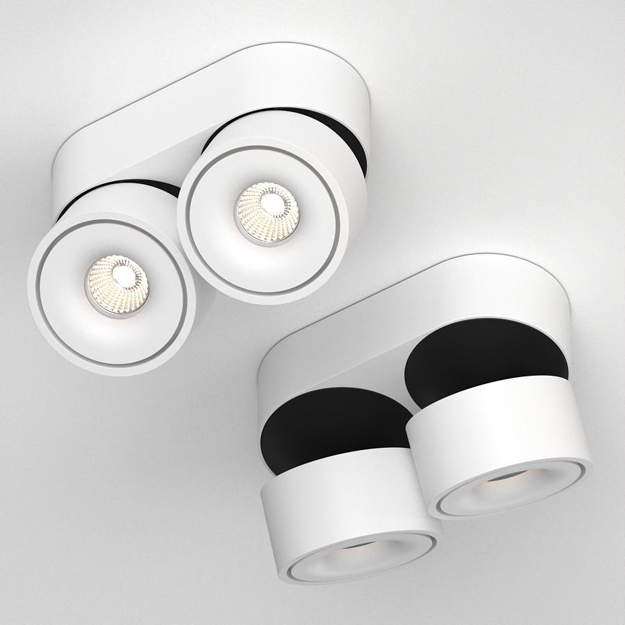 Накладной поворотный светодиодный светильник Ledron LH13W 2 White (2751)