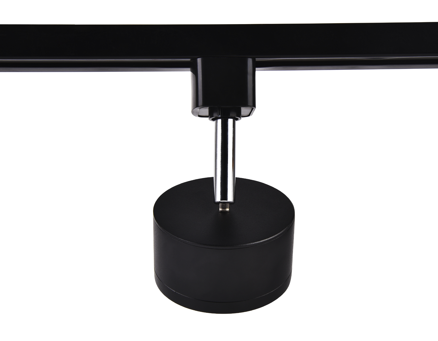 Трековый однофазный светильник со сменной лампой GL5357 BK черный GX53 max 12W