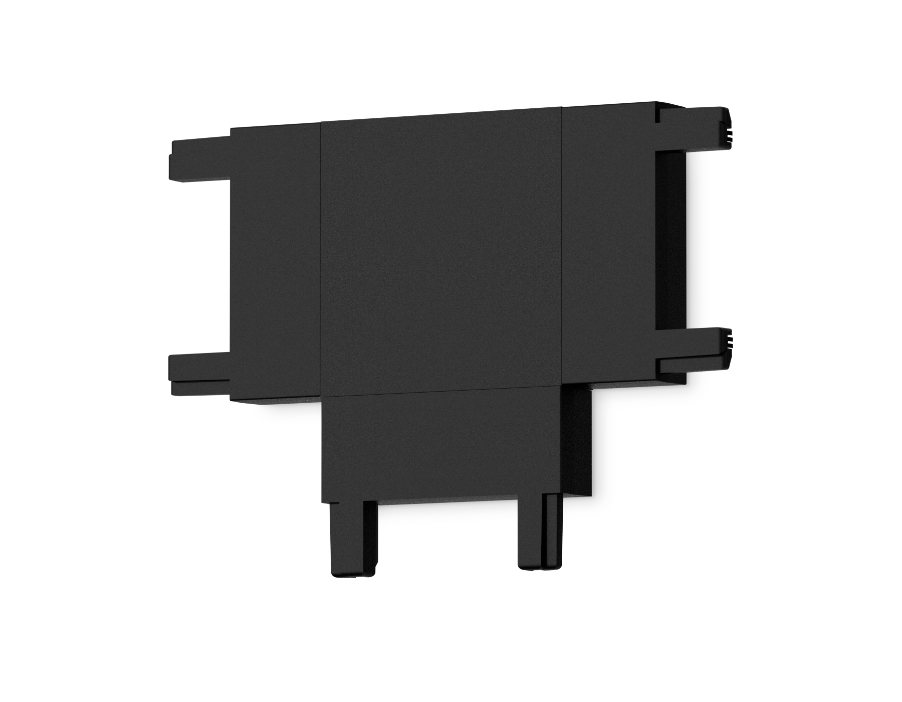 Коннектор T-образный для накладного шинопровода Magnetic Ultra Slim GV1122 BK черный T-образный коннектор для накладного шинопровода 46*36*6
