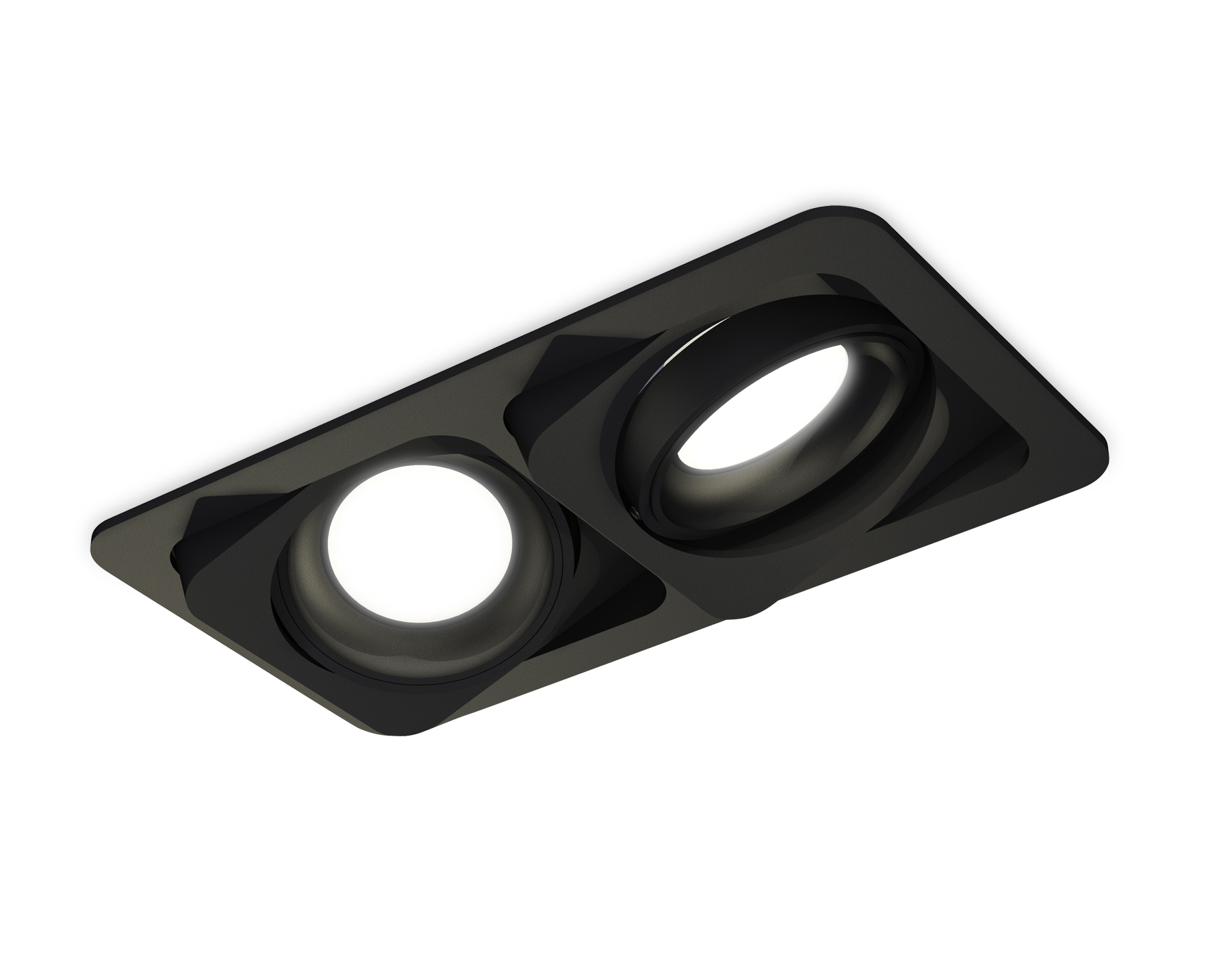 Комплект встраиваемого поворотного светильника XC7664001 SBK черный песок MR16 GU5.3 (C7664, N7021)