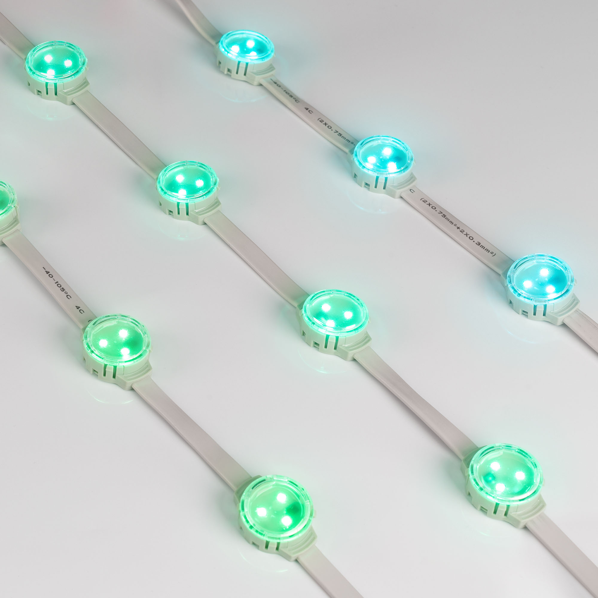 Модуль управляемый SOLEX-SPI-3535-3-12V RGB 120deg (D30x16mm, 0.75W, IP67) (Arlight, Пластик, 3 года) 029240