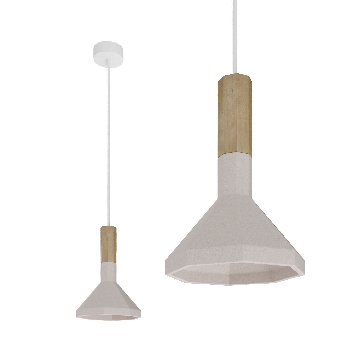 Подвесной накладной светильник Ledron SCOPE W Wood 130 (4953)