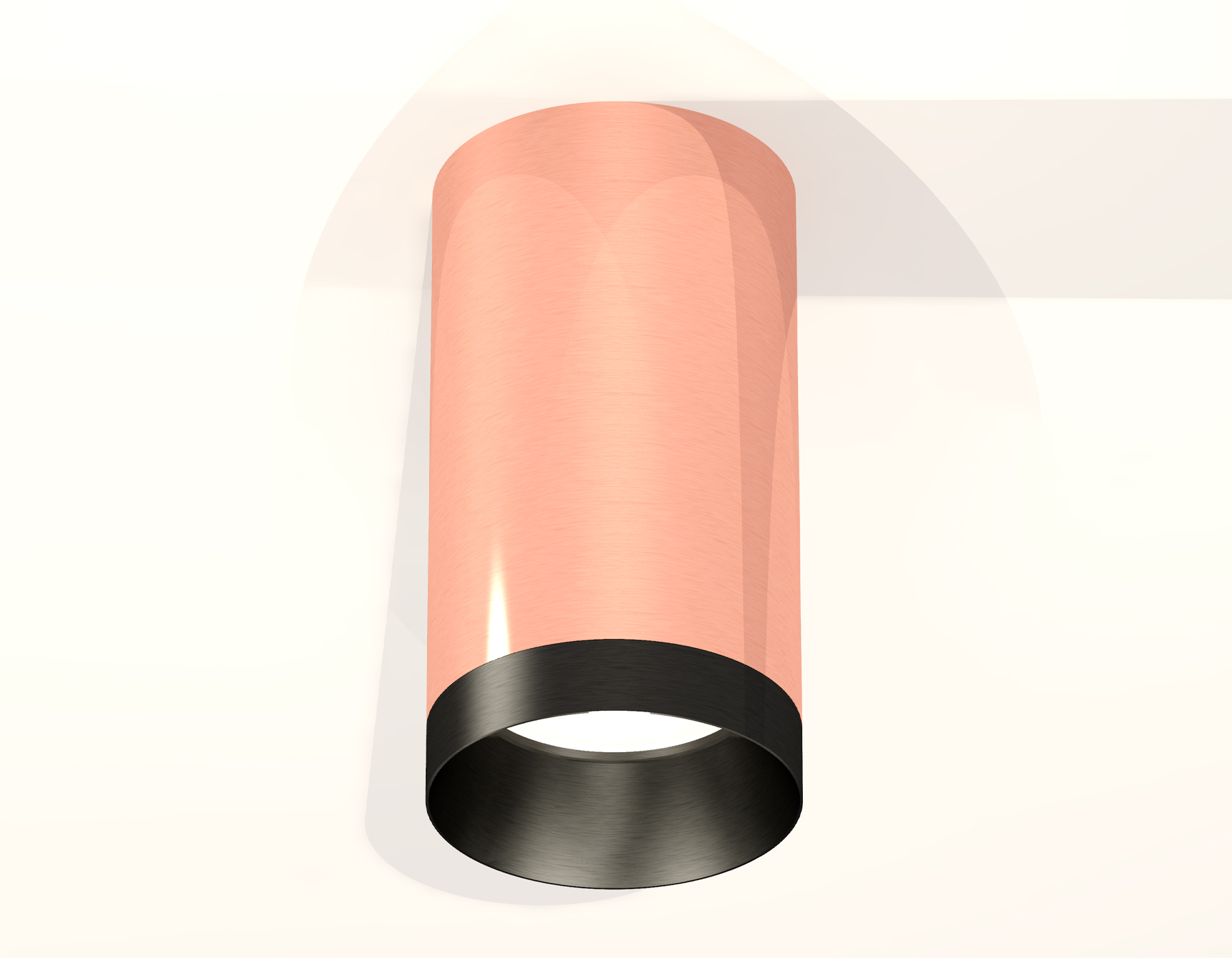 Комплект накладного светильника XS6326004 PPG/PBK золото розовое полированное/черный полированный MR16 GU5.3 (C6326, N6131)