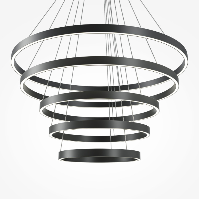 Подвесной светильник светодиодный Maytoni Rim MOD058PL-L200BK (mod058pl-l200bk)