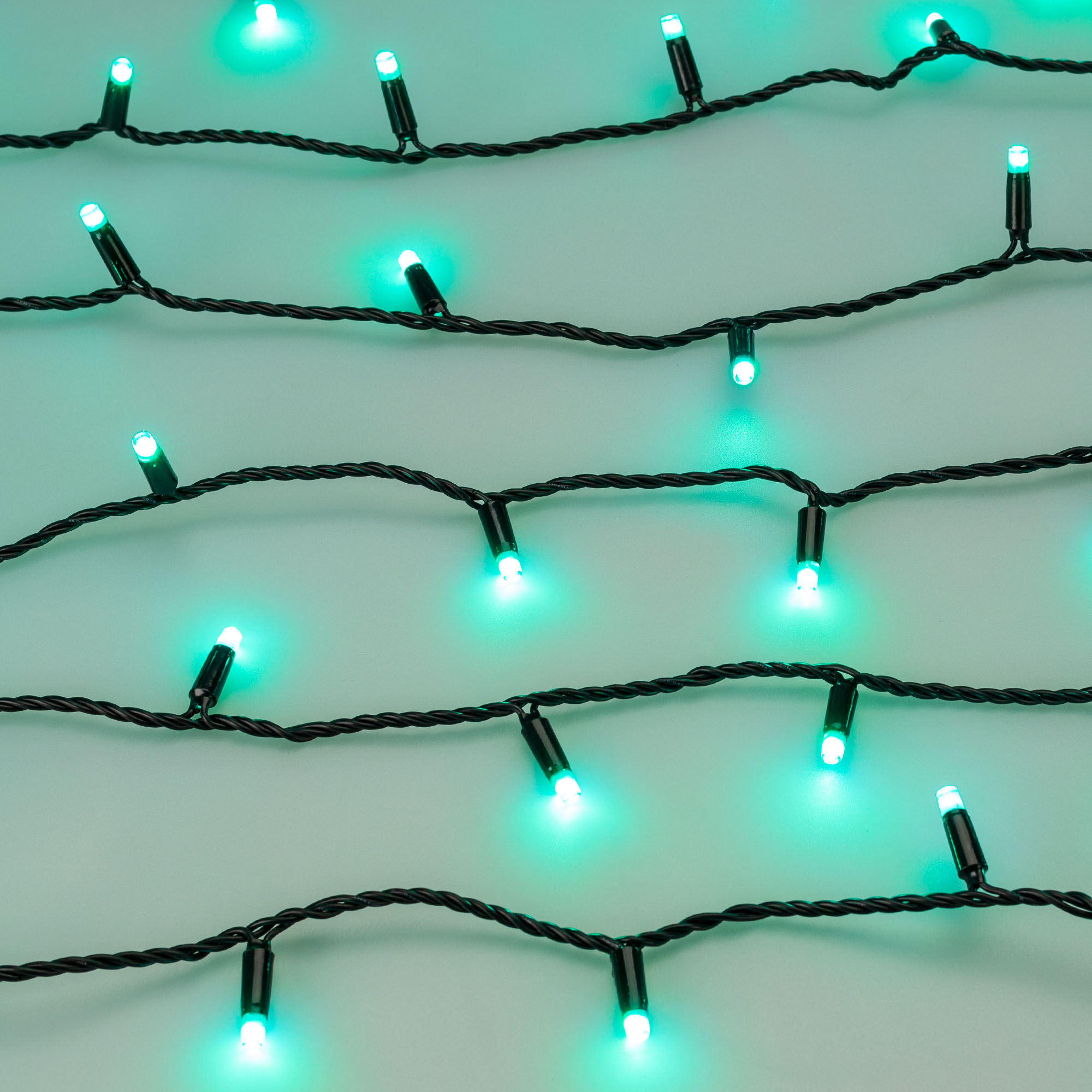 Светодиодная гирлянда ARD-STRING-CLASSIC-10000-BLACK-100LED-LIVE RGB-DMX (24V, 10W) (Ardecoled, IP65) 031742