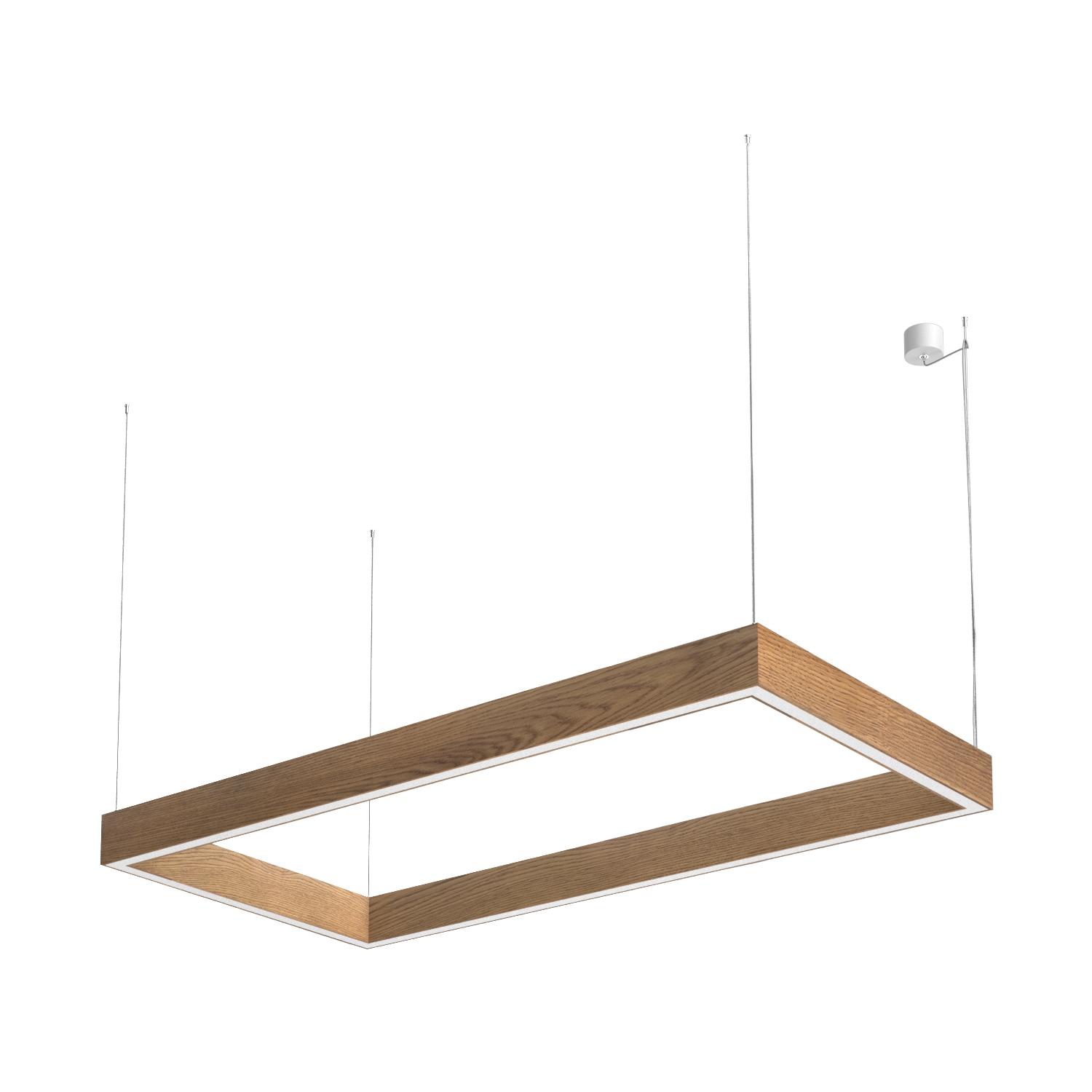 Подвесной светодиодный светильник Ledron KVADRO HL 700х1355 White 4000K (4730)