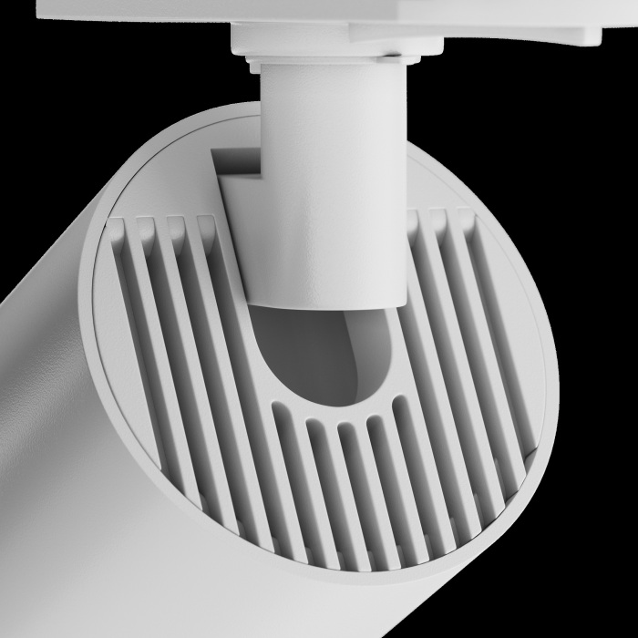 Трековый светильник Focus S Unity GU10 10Вт однофазный Maytoni Technical TR020-1-GU10-W (tr020-1-gu10-w)