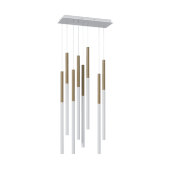 Подвесной светодиодный светильник HL012-8 Wooden 300 White (11374)