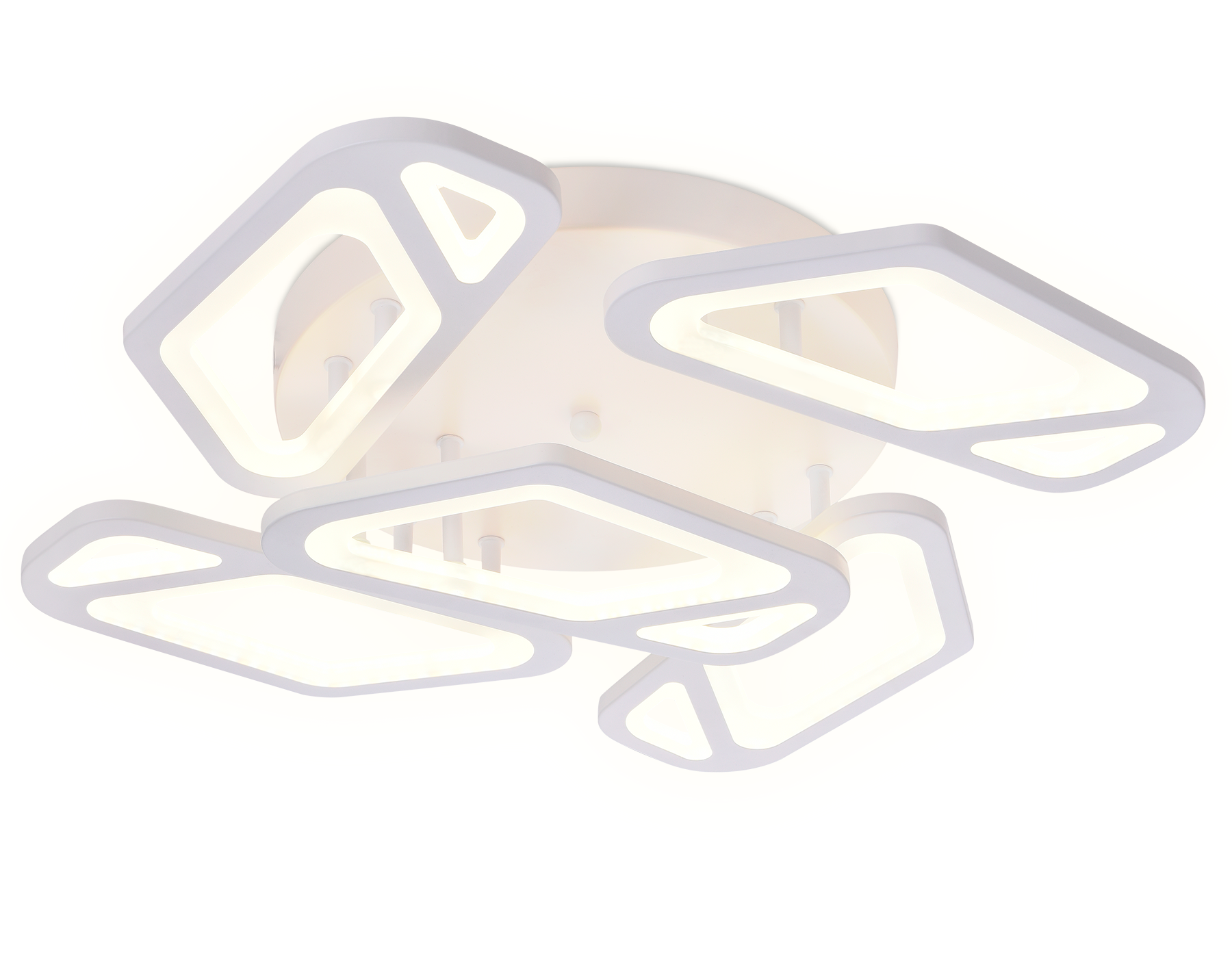 Потолочный светодиодный светильник с пультом FA587/5 WH белый 113W 590*590*120 (ПДУ РАДИО 2.4G)