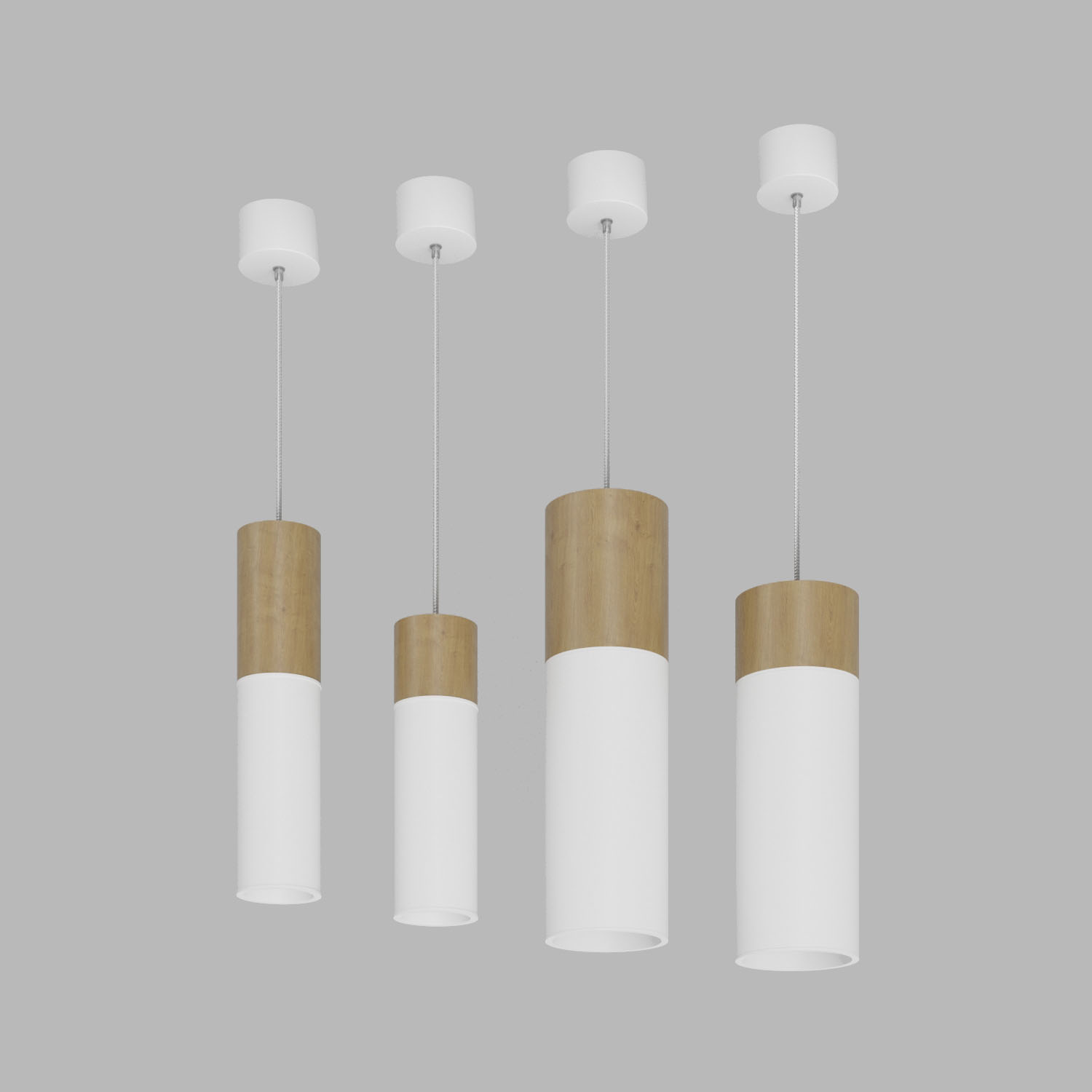 Подвесной накладной светодиодный светильник Ledron SLC739212W-PB White (4939)