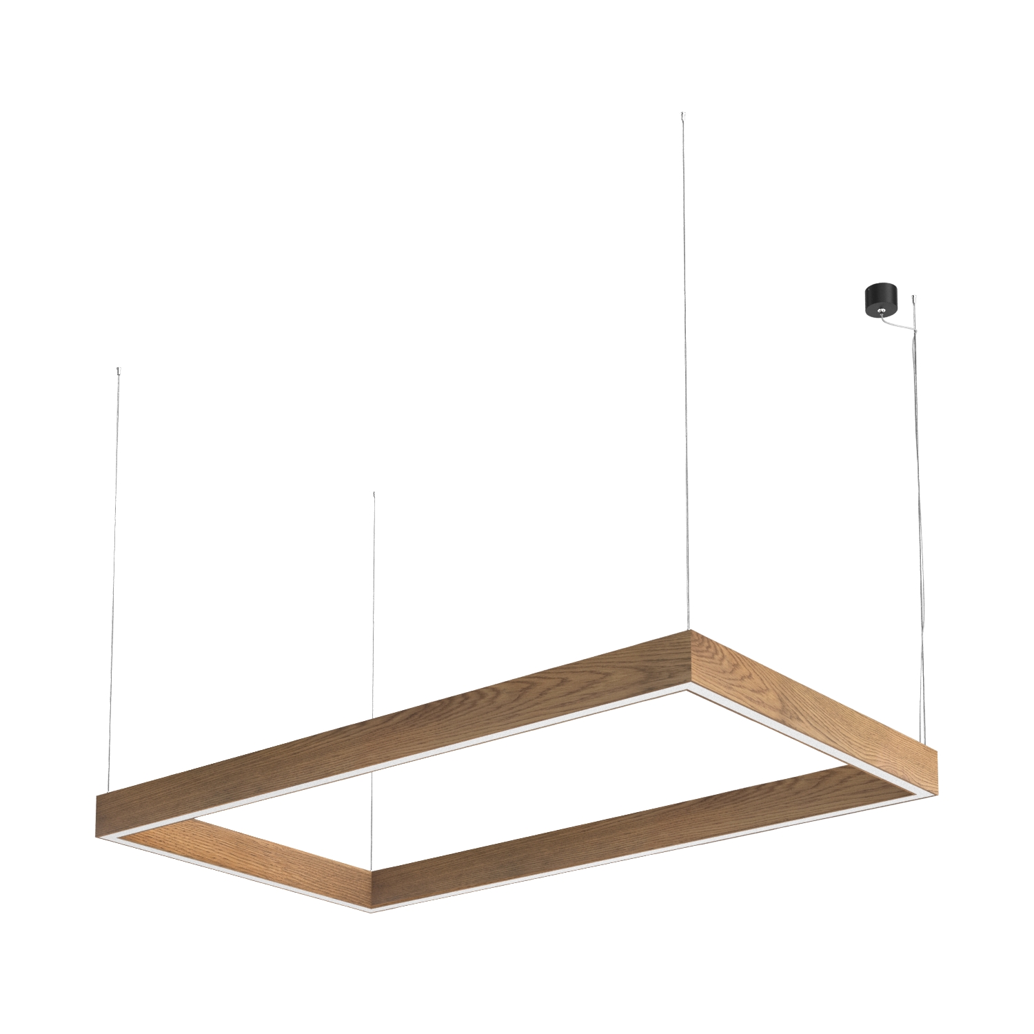 Подвесной светодиодный светильник Ledron KVADRO HL 890х1525 Black 4000K (4733)