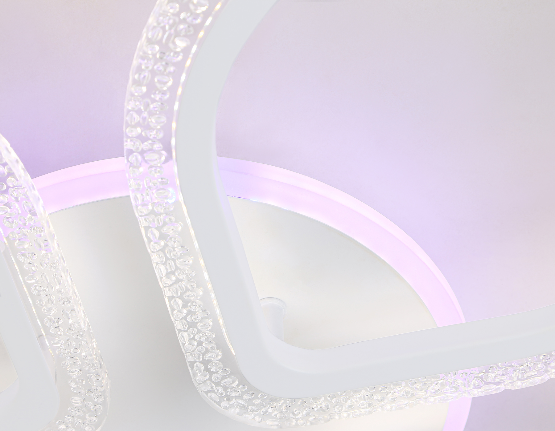 Потолочный светодиодный светильник с пультом FA4501/4 WH белый 75W 3000K+BL/4200K+PU/3000K+6400K 500*500*75 (ПДУ ИК)