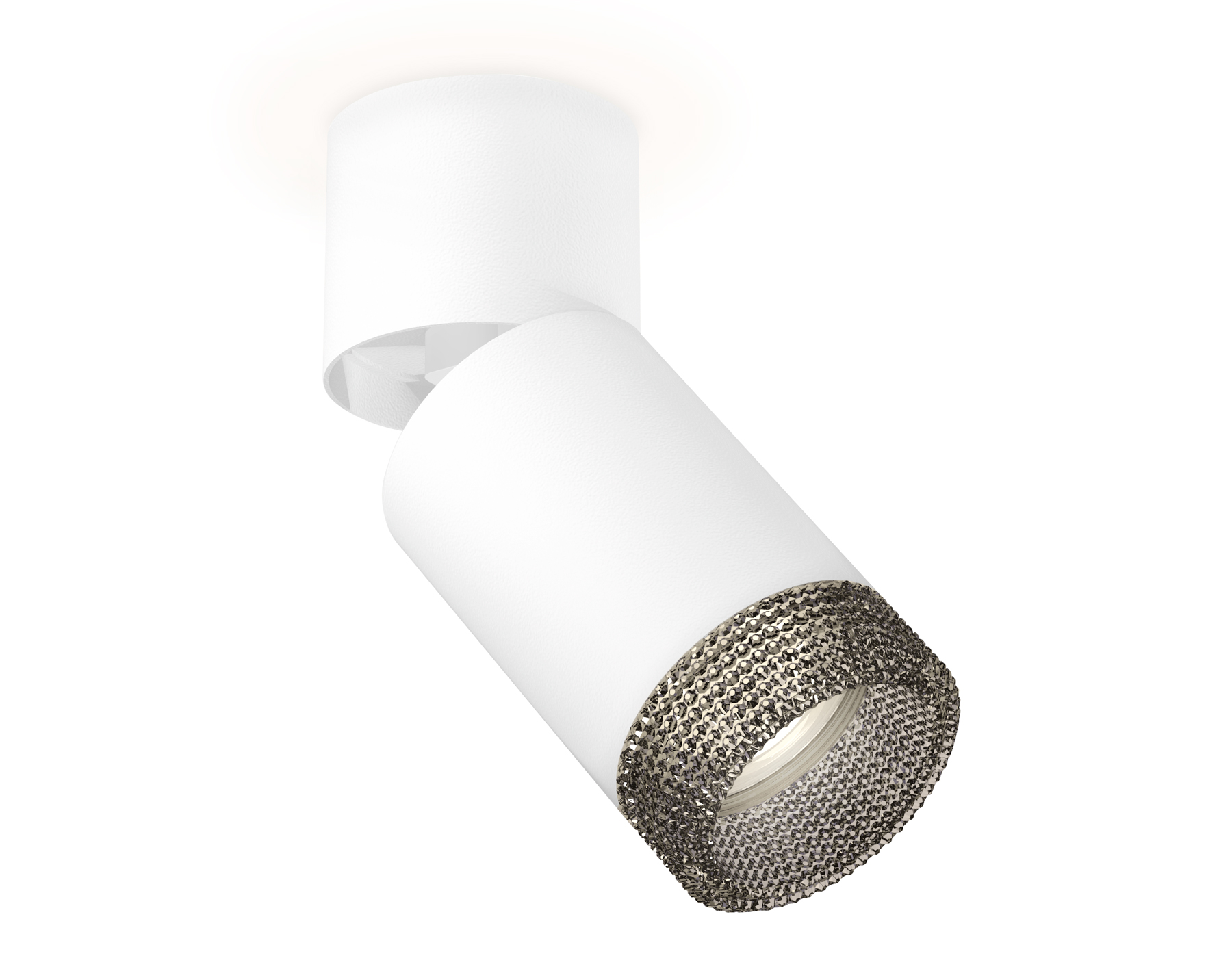 Комплект накладного поворотного светильника XM6312061 SWH/WH/BK белый песок/белый/тонированный MR16 GU5.3 (A2220, C6312, N6151)