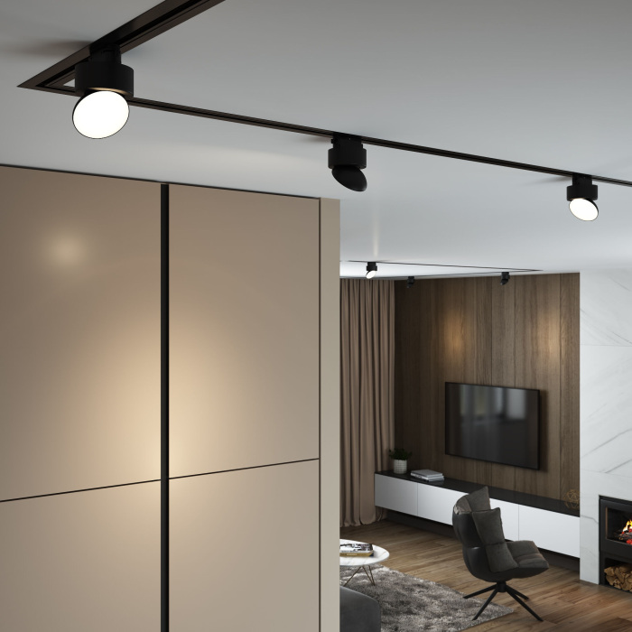 Трековый светильник Elektrostandard Smooth 8551501 чрный матовый 10W 4200K однофазный (electrostandart_a062874)