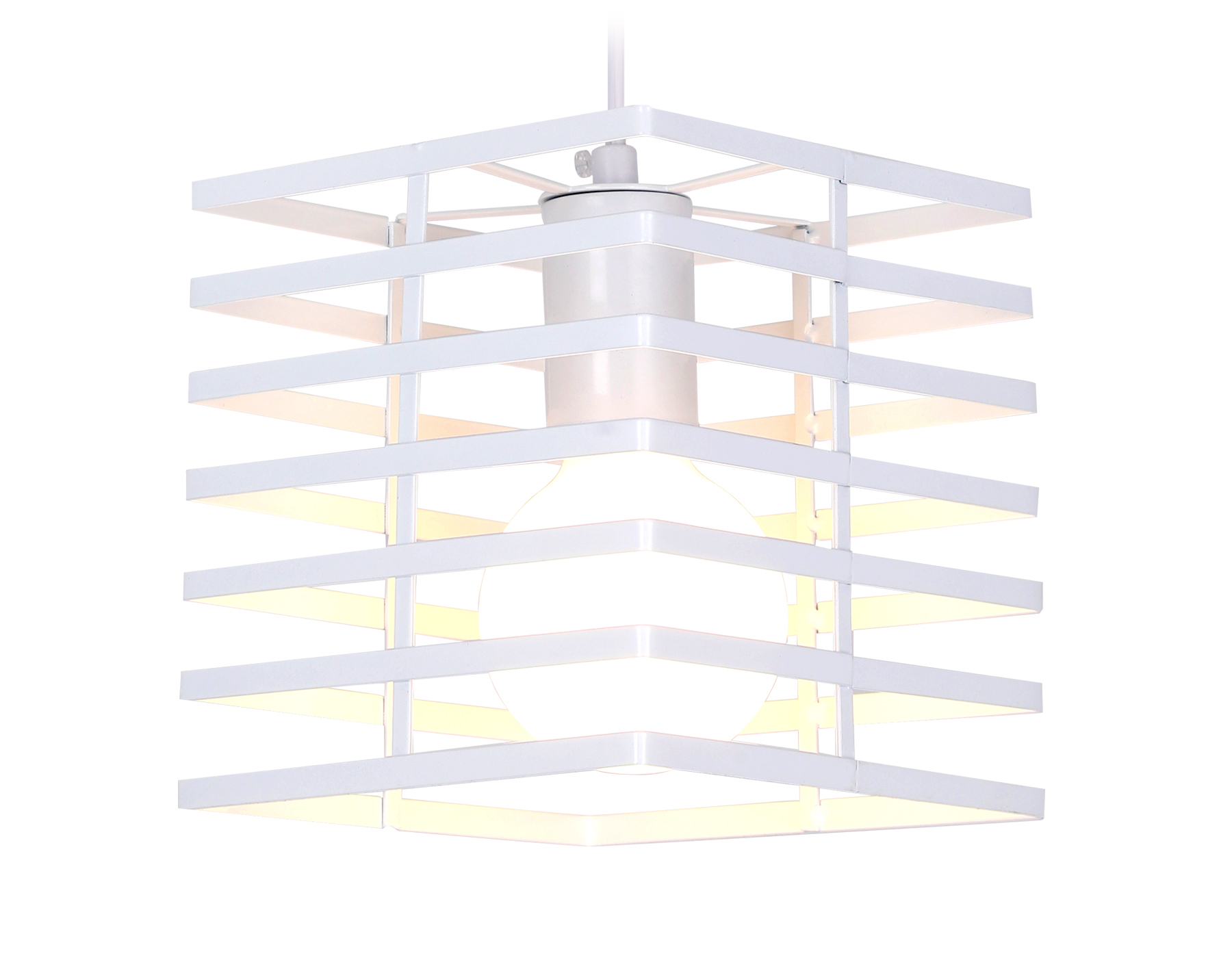 Подвесной светильник в стиле лофт TR8410 WH белый E27 max 60W 160*160*950