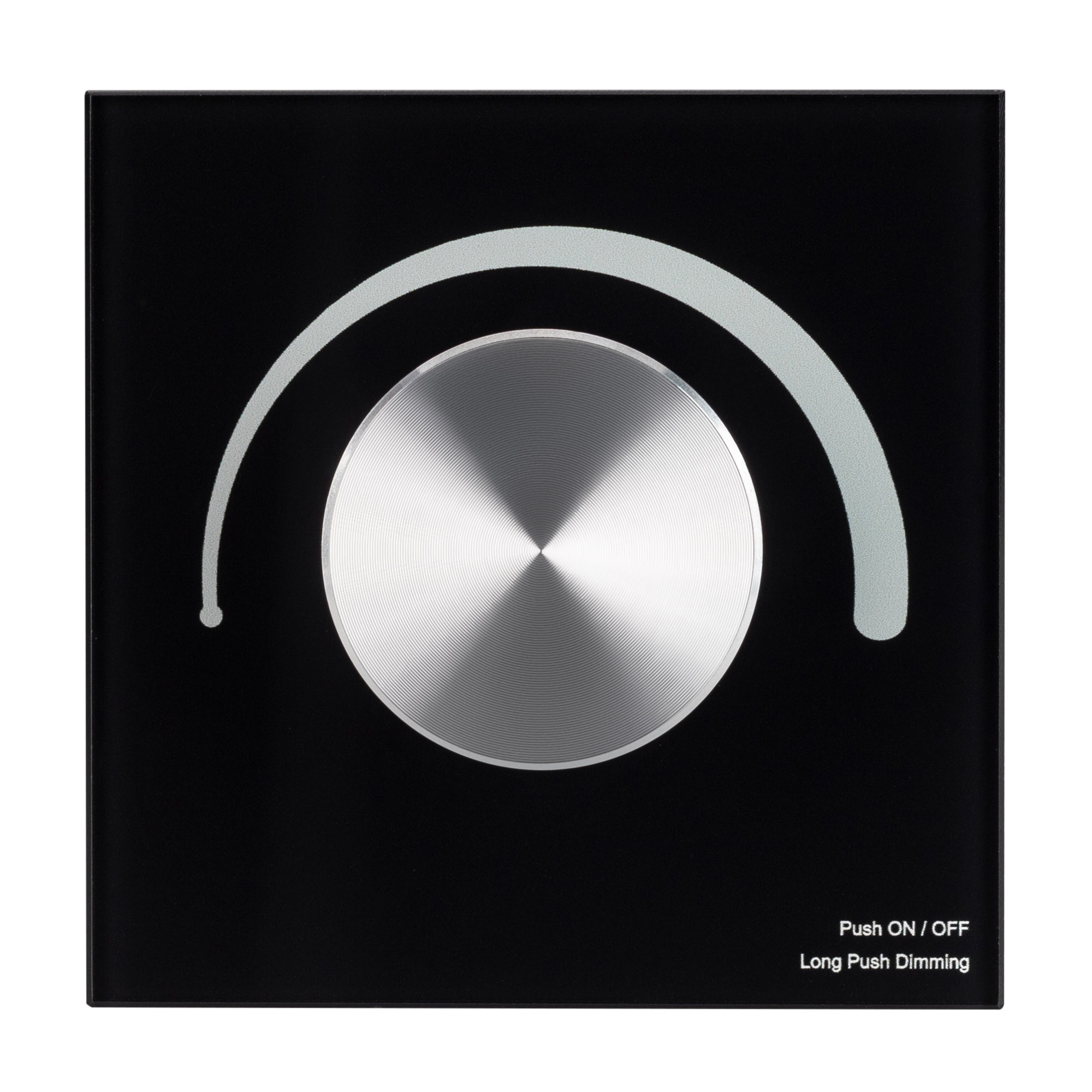 Панель SMART-P37-DIM-IN Black (230V, 1.2A, TRIAC, Rotary, 2.4G) (Arlight, IP20 Пластик, 5 лет) 028109