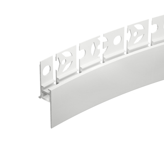 Профиль PLINTUS-FANTOM-BENT-H20-SIDE-2000 WHITE (Arlight, Алюминий) 043674