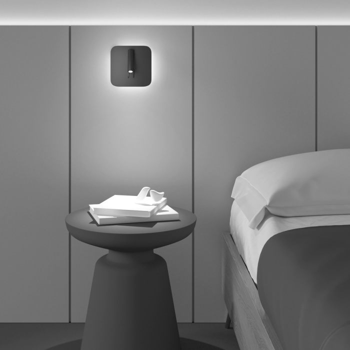 Настенный светильник бра Ios 176 3000К 9Вт IP 20 LED Maytoni Technical C175-WL-01-6W-MG (c175-wl-01-6w-mg)