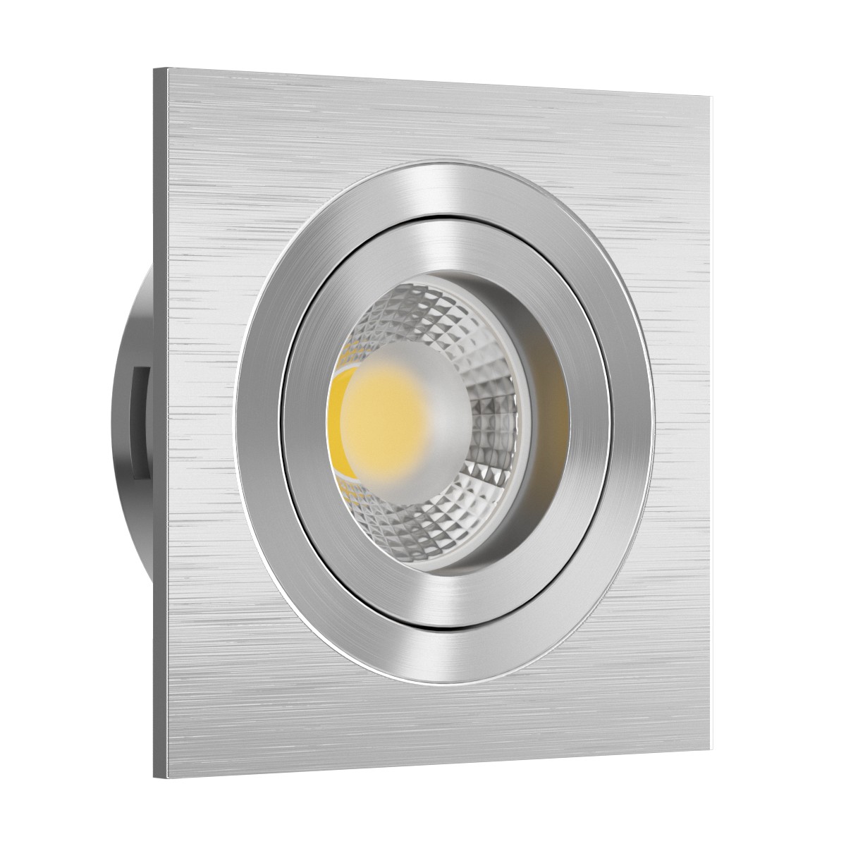 Встраиваемый поворотный светильник под сменную лампу Ledron AO10421 Alum (2358)