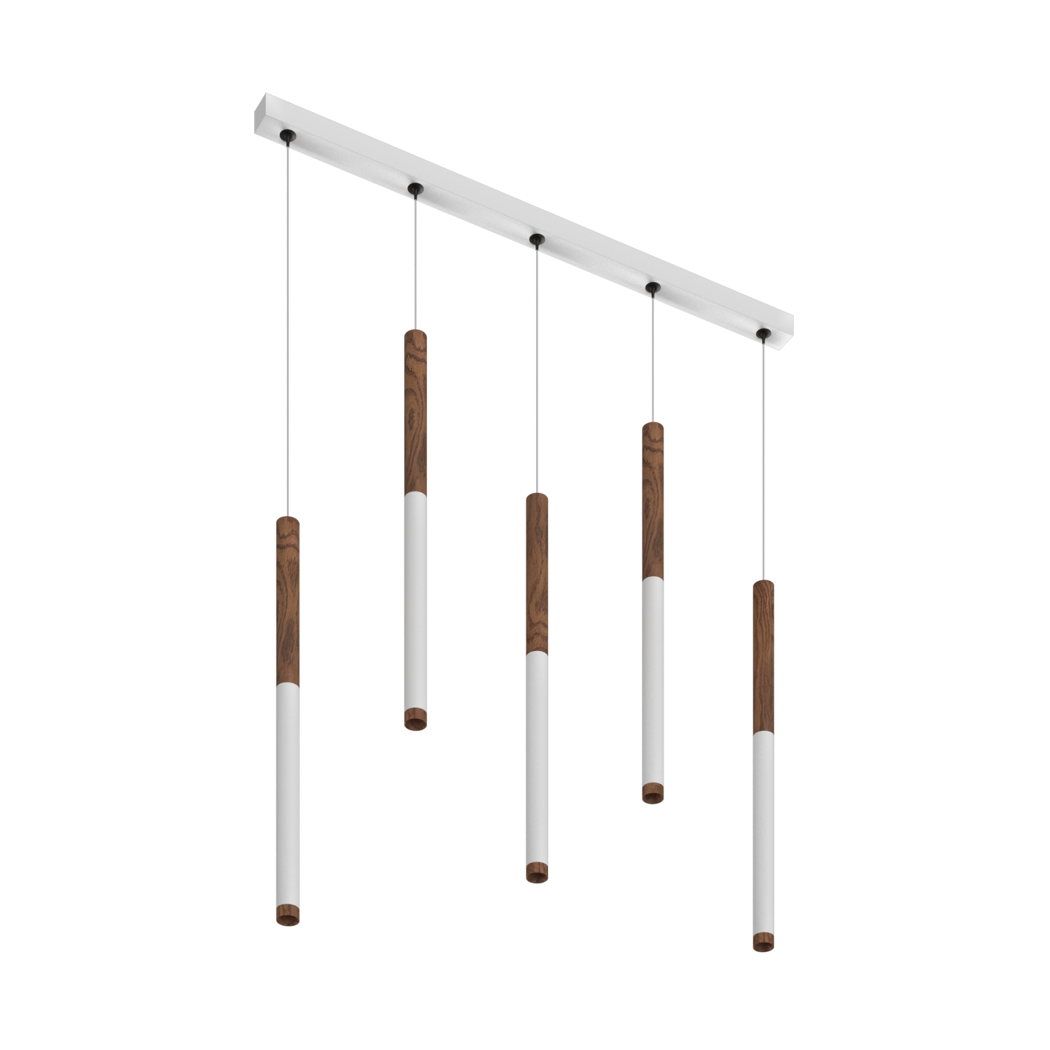 Подвесной накладной светодиодный светильник Ledron SAGITONY E5 T40 Wooden 300 White (4915)