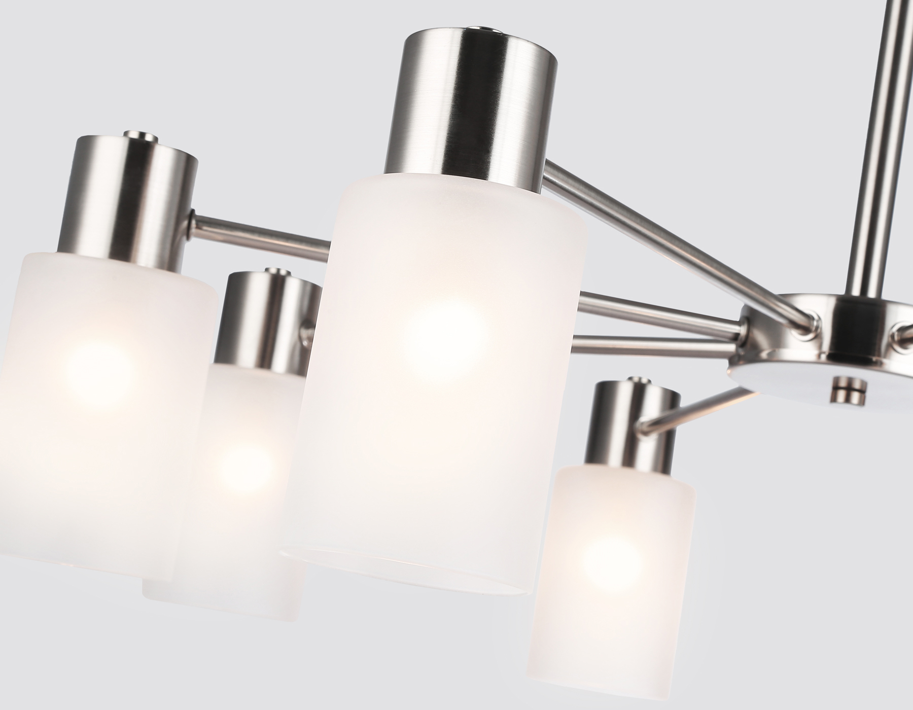Подвесной светильник TR9575/8 SN сатин E14*8 max 40W 720*720*385