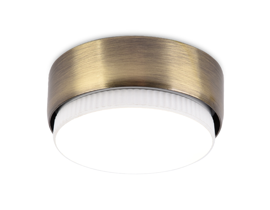 Накладной точечный светильник GX53 G102 SB бронза GX53 D82*25