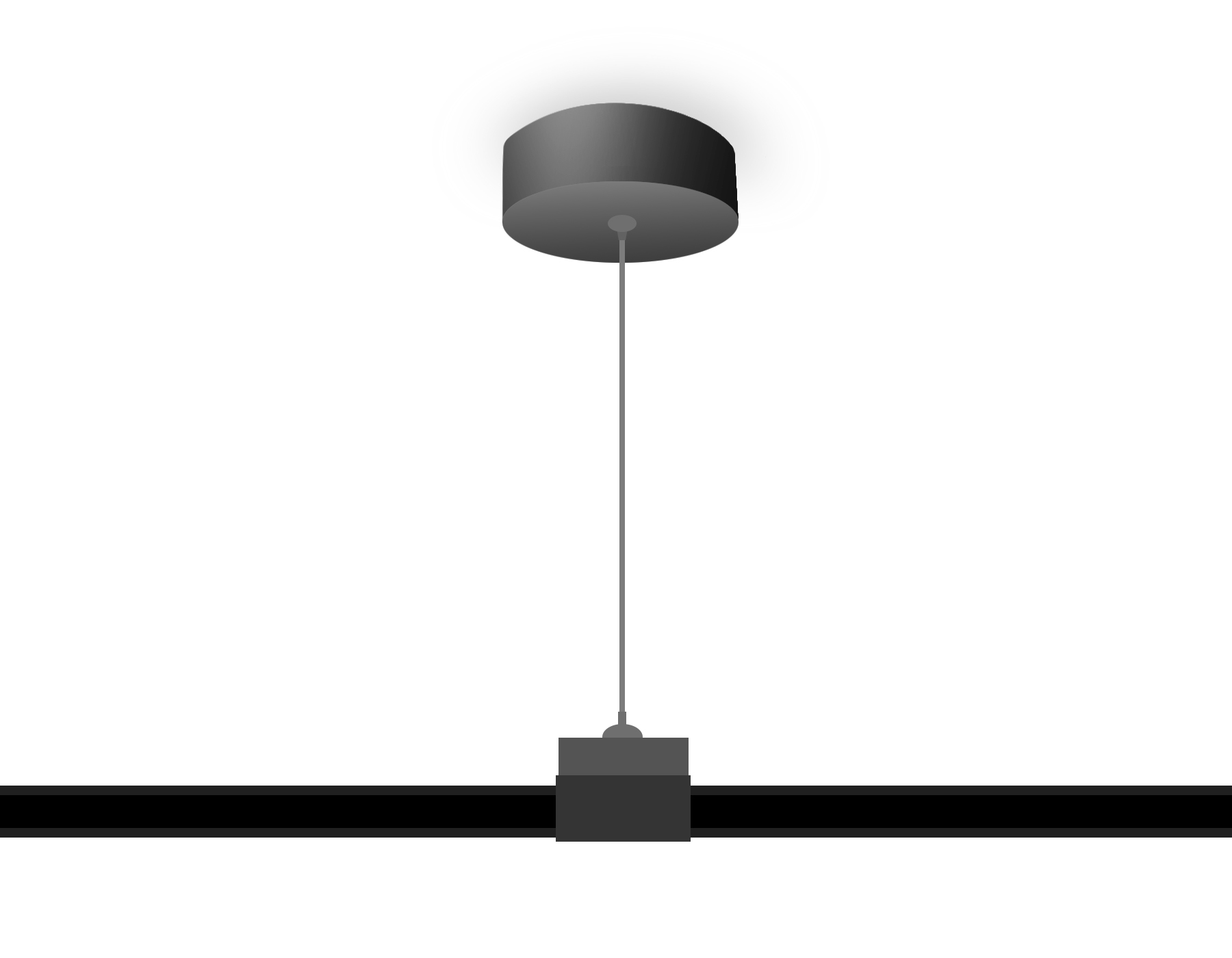 Подвес для трекового шинопровода 1м GL7033 BK черный подвес для трекового шинопровода 1 м