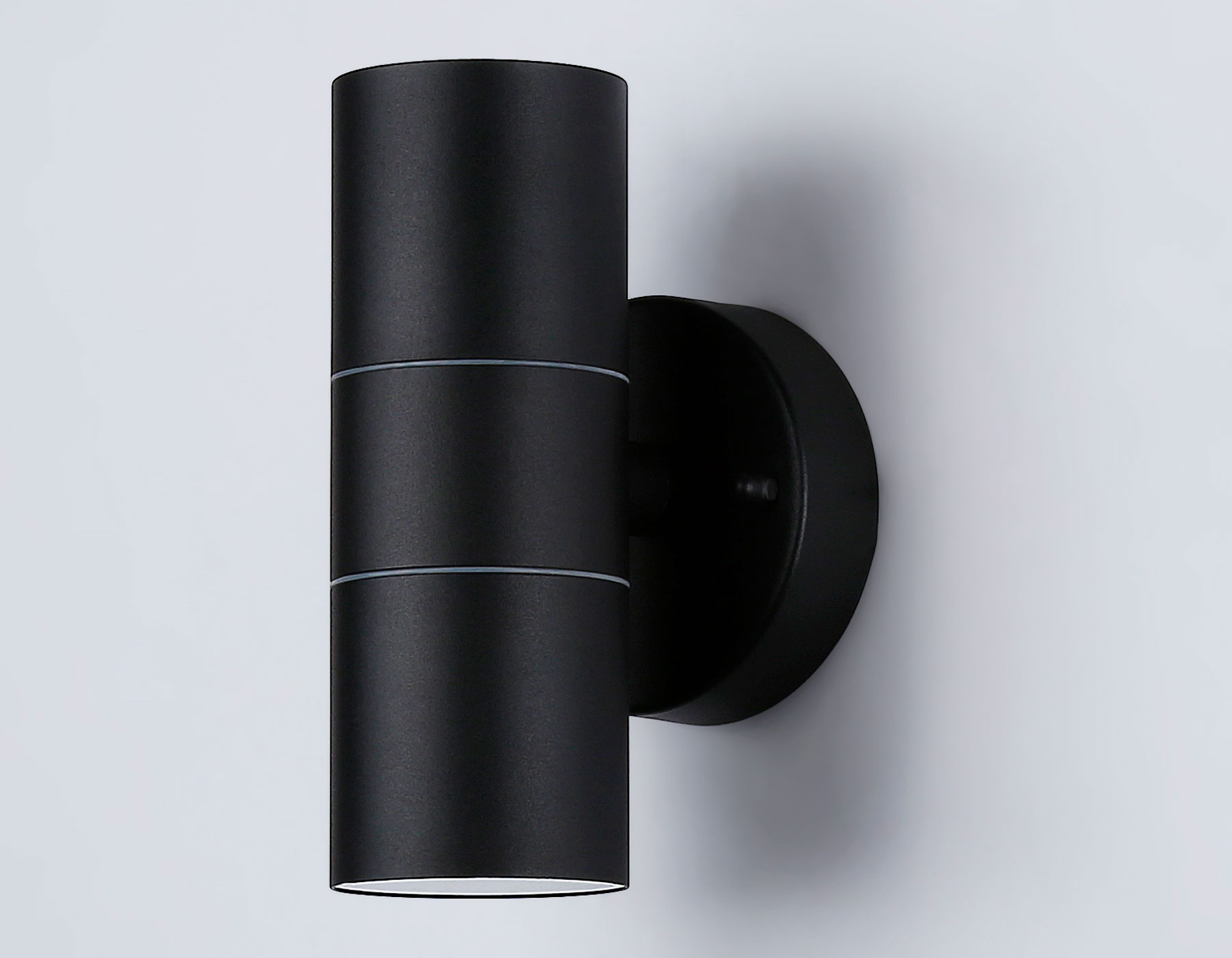 Уличный настенный архитектурный светильник ST3707/2 BK черный IP54 GU10/2 max 35W 160*60*95