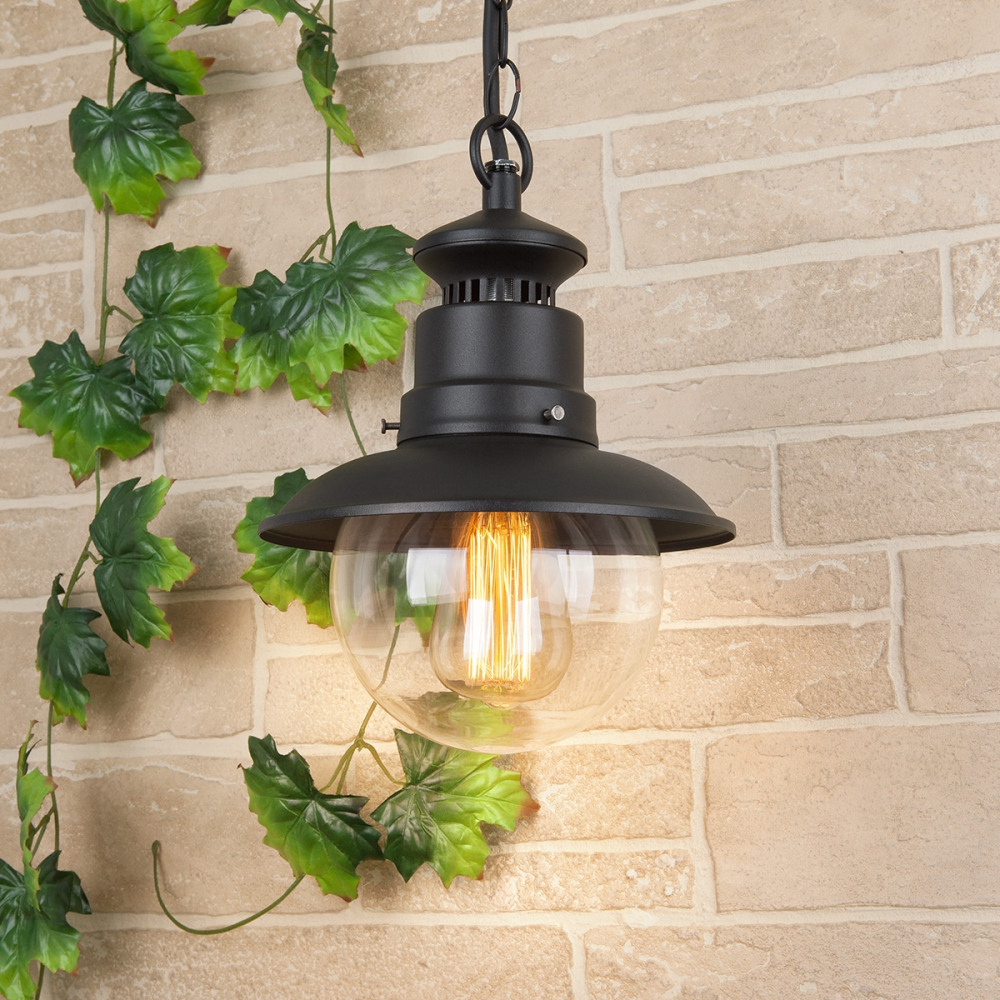 Уличный подвесной светильник Talli H GL 3002H черный (electrostandart_a038483)