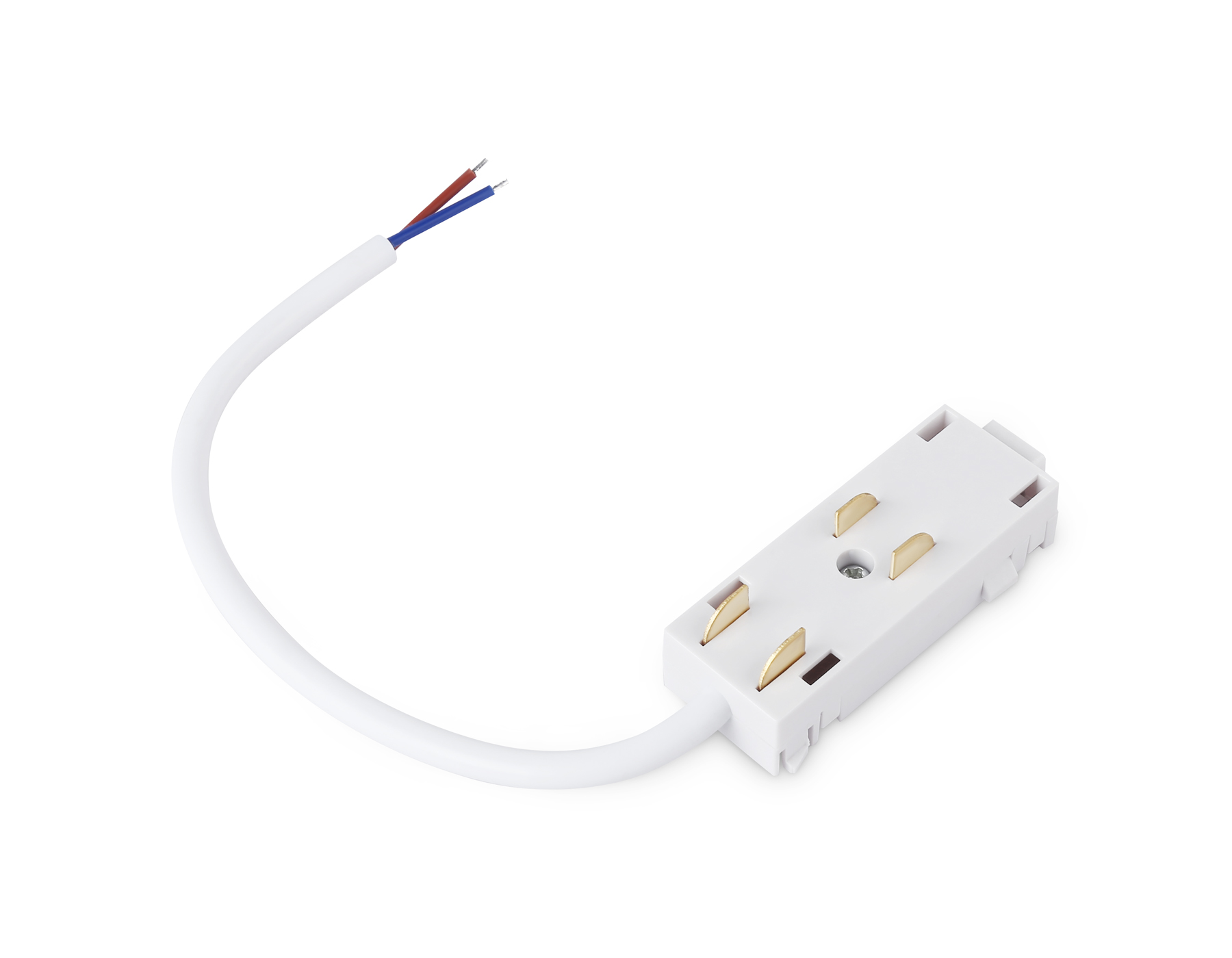 Ввод питания для шинопровода Magnetic 220V GL1101 WH белый ввод питания для шинопровода Magnetic 220V IP20 200*28.5*18