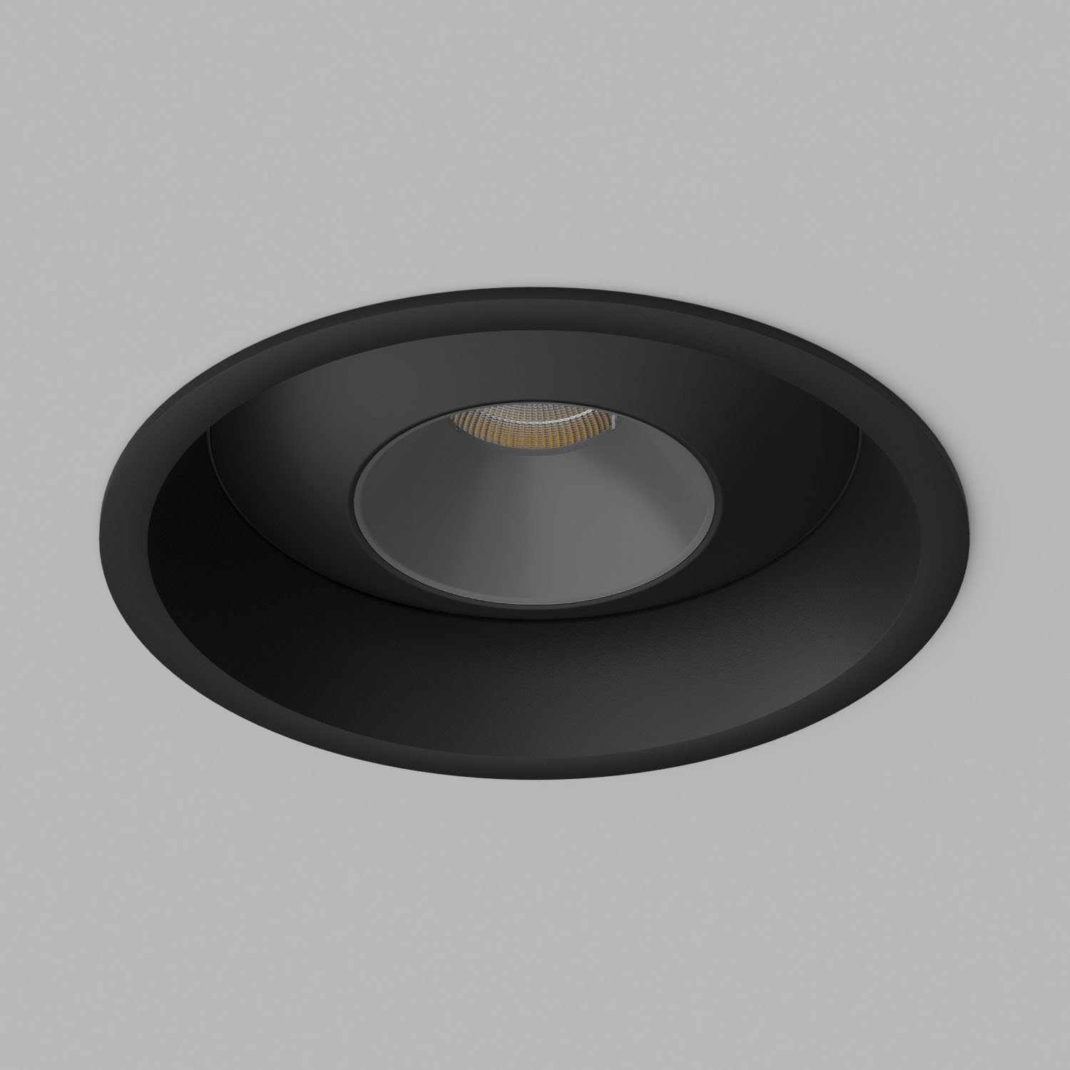 Встраиваемый поворотный светодиодный светильник Ledron KRIS IN Black-Grey (2226)