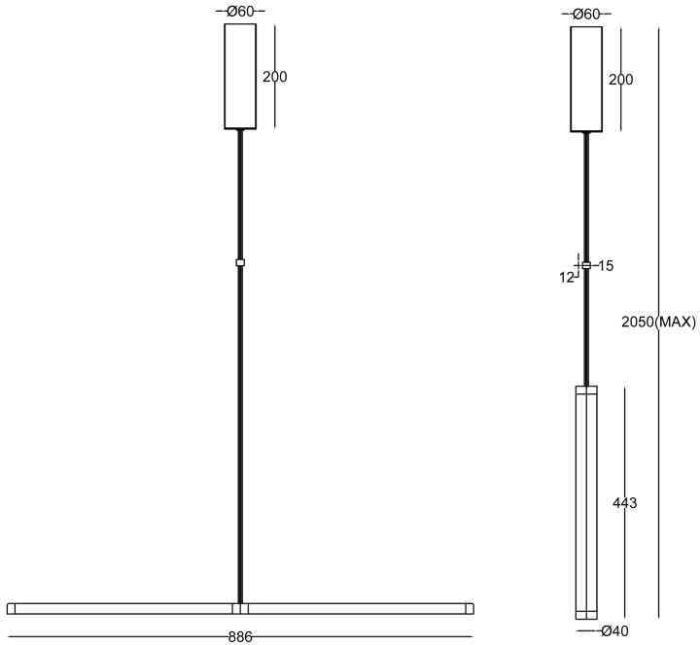 Подвесной светильник Supersymmetry P096PL-L11WK (p096pl-l11wk)