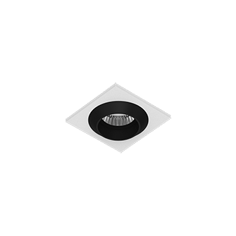 Встраиваемый светодиодный светильник Ledron GIZA MINI SQ White-Black (2087)