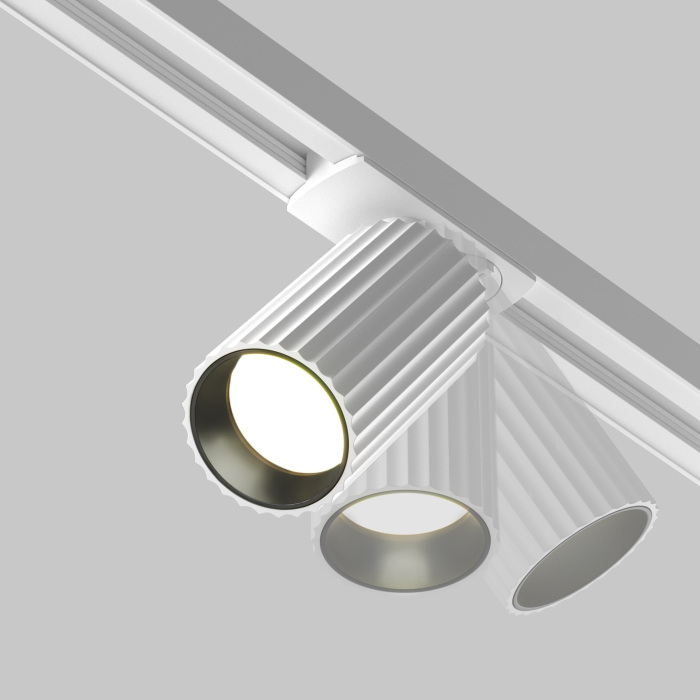 Трековый светильник однофазный 10W 48V Maytoni Calipso TR218-1-GU10-W (tr218-1-gu10-w)